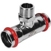 Тройник-переходник ROMMER ВПр-НР 28х3/4 из нержавеющей стали прессовой