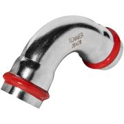 Угольник ROMMER 90° ВПр-ВПр 28 из нержавеющей стали прессовой