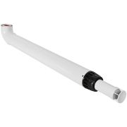 ROMMER RCA-6010-211220 Комплект дымохода АНТИЛЕД 60/100 - 1220мм (Baxi(кроме ECO Nova/Classic), Haier, Viessmann, Kiturami, Mizudo, Oasis)хомут в комплекте